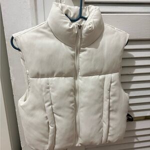 Windsor White Puffer Vest